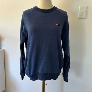 RARE Aviator Nation vintage navy blue sweatshirt with rainbow back